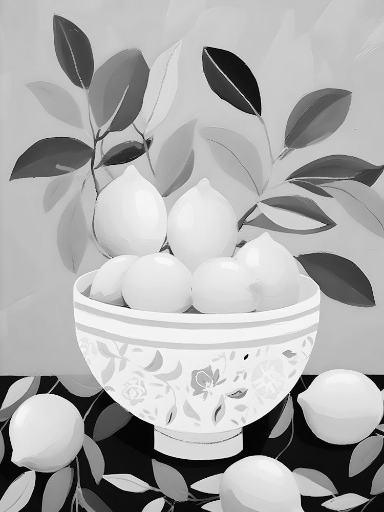 Lemons In A Bowl 2