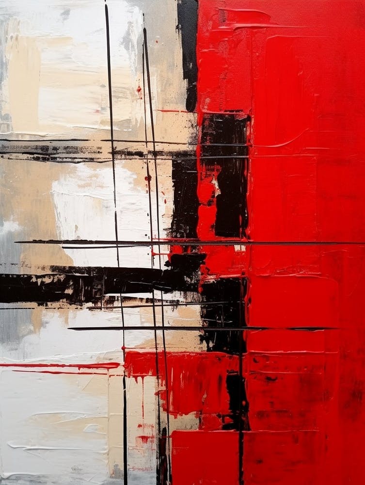Mondrian Abstract Geometric Illustration 3