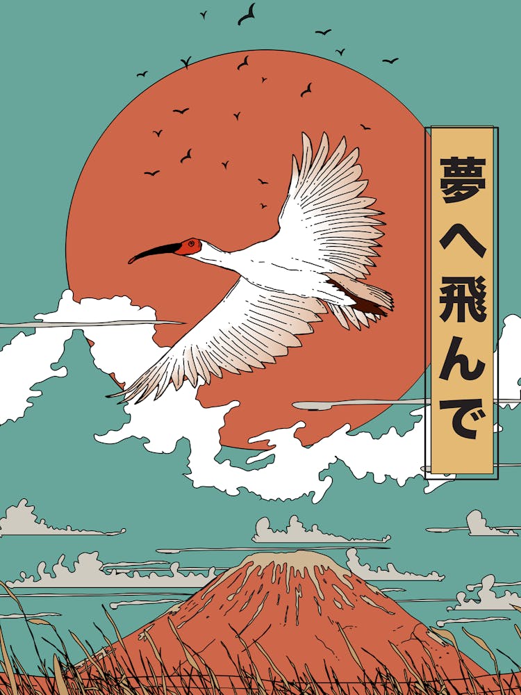 Japanese Manga Bird
