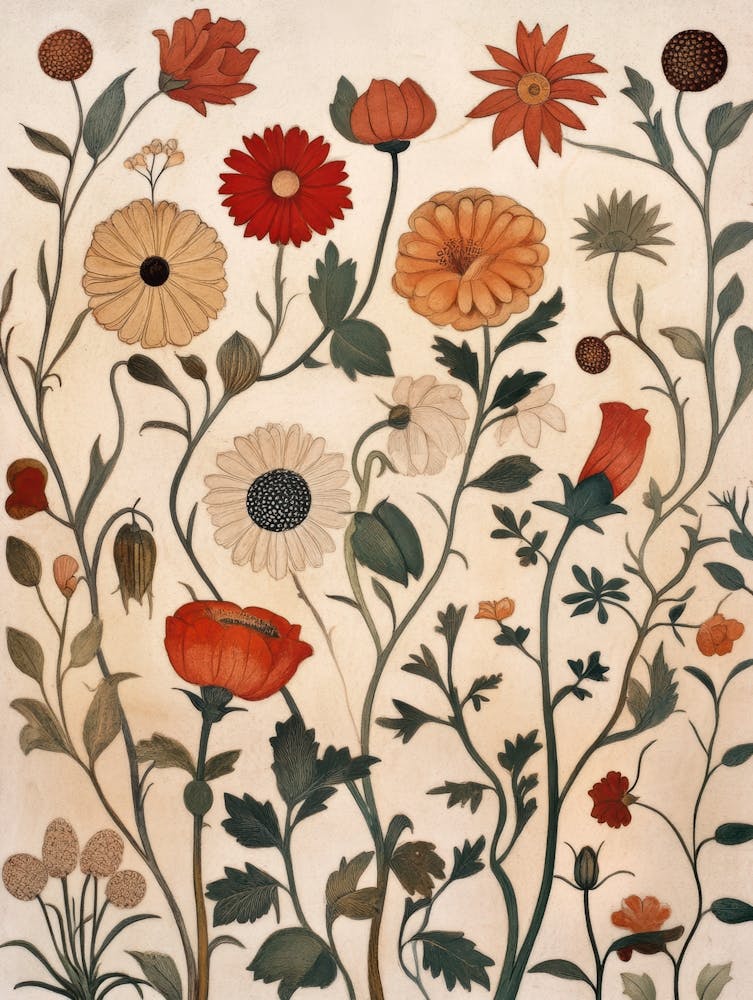 ornate flowers and plants 15
