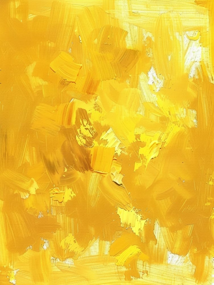 Abstract Yellow Painting