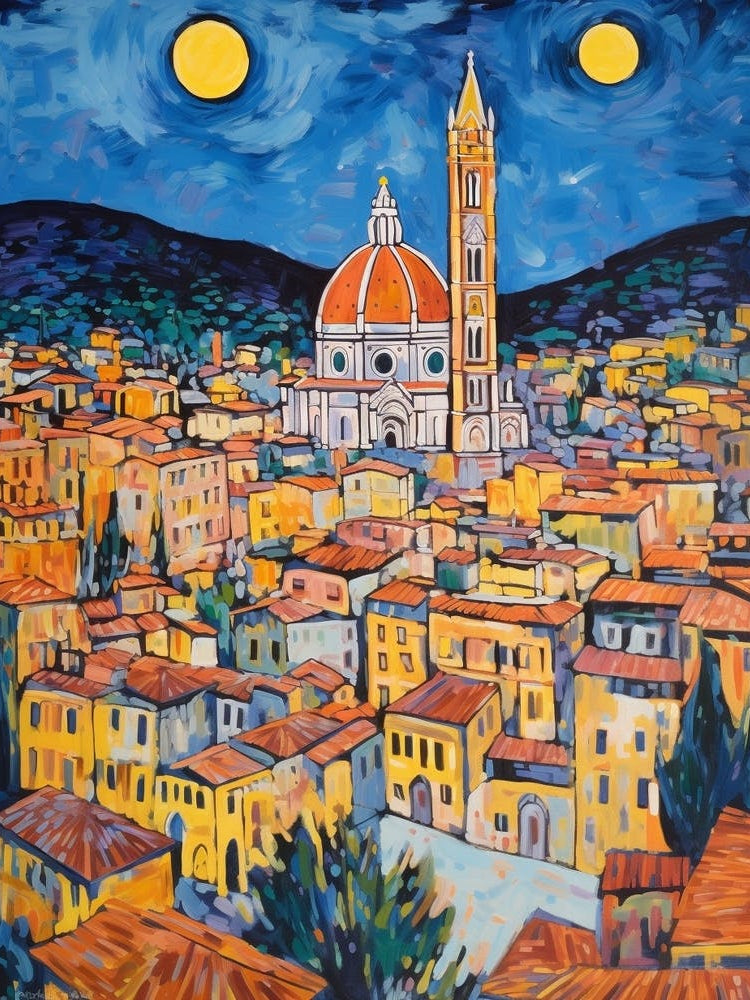 Siena Italy 4 Fauvist Painting