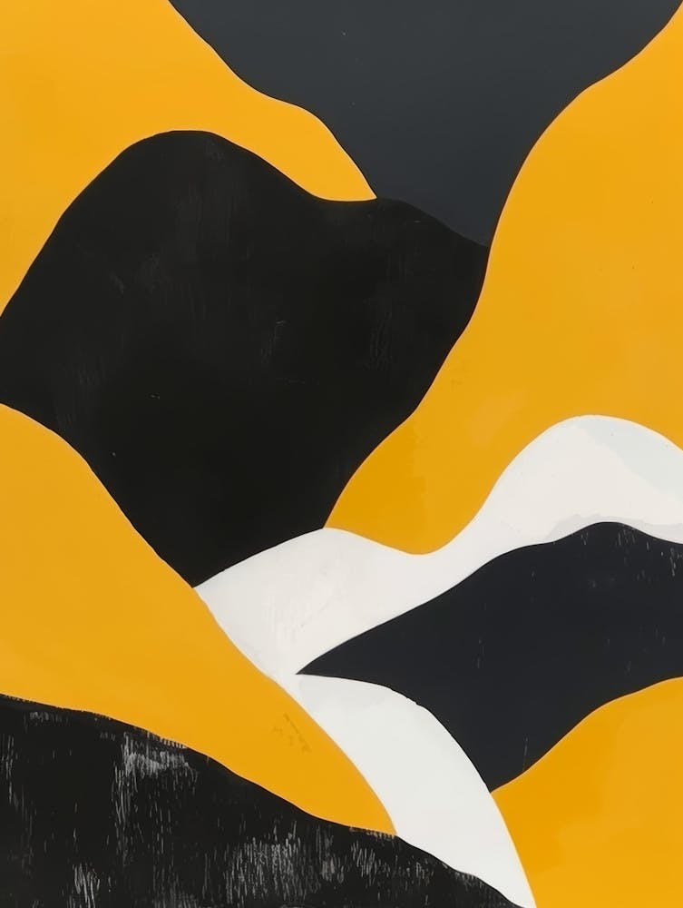 Black And Yellow Mountains
