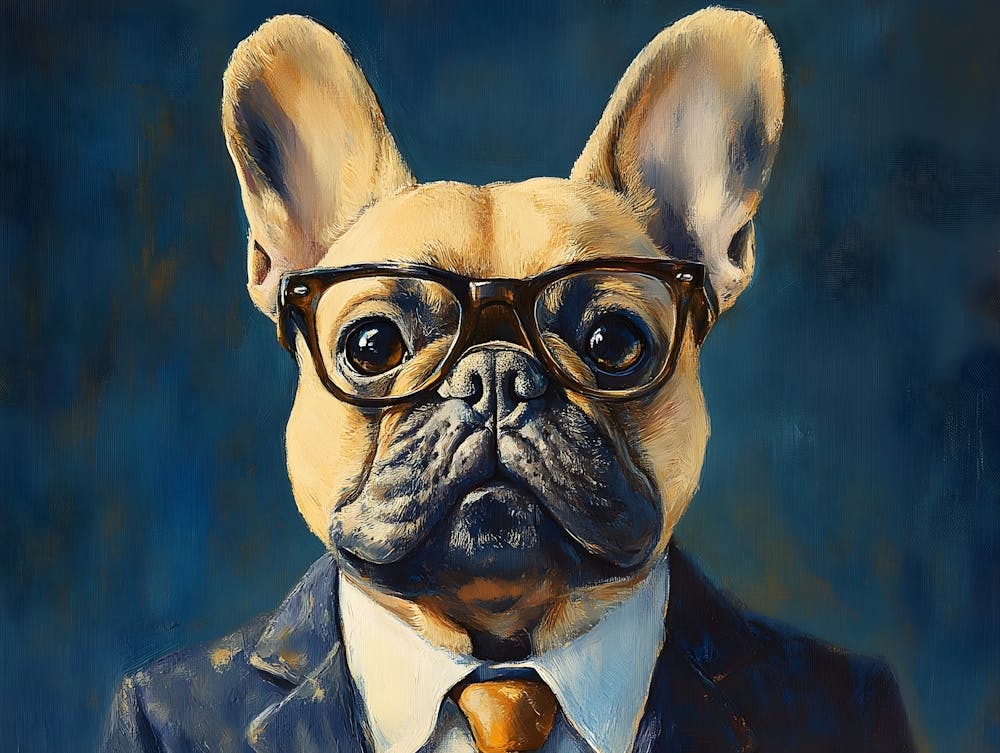 This Frenchie Is All Business 6