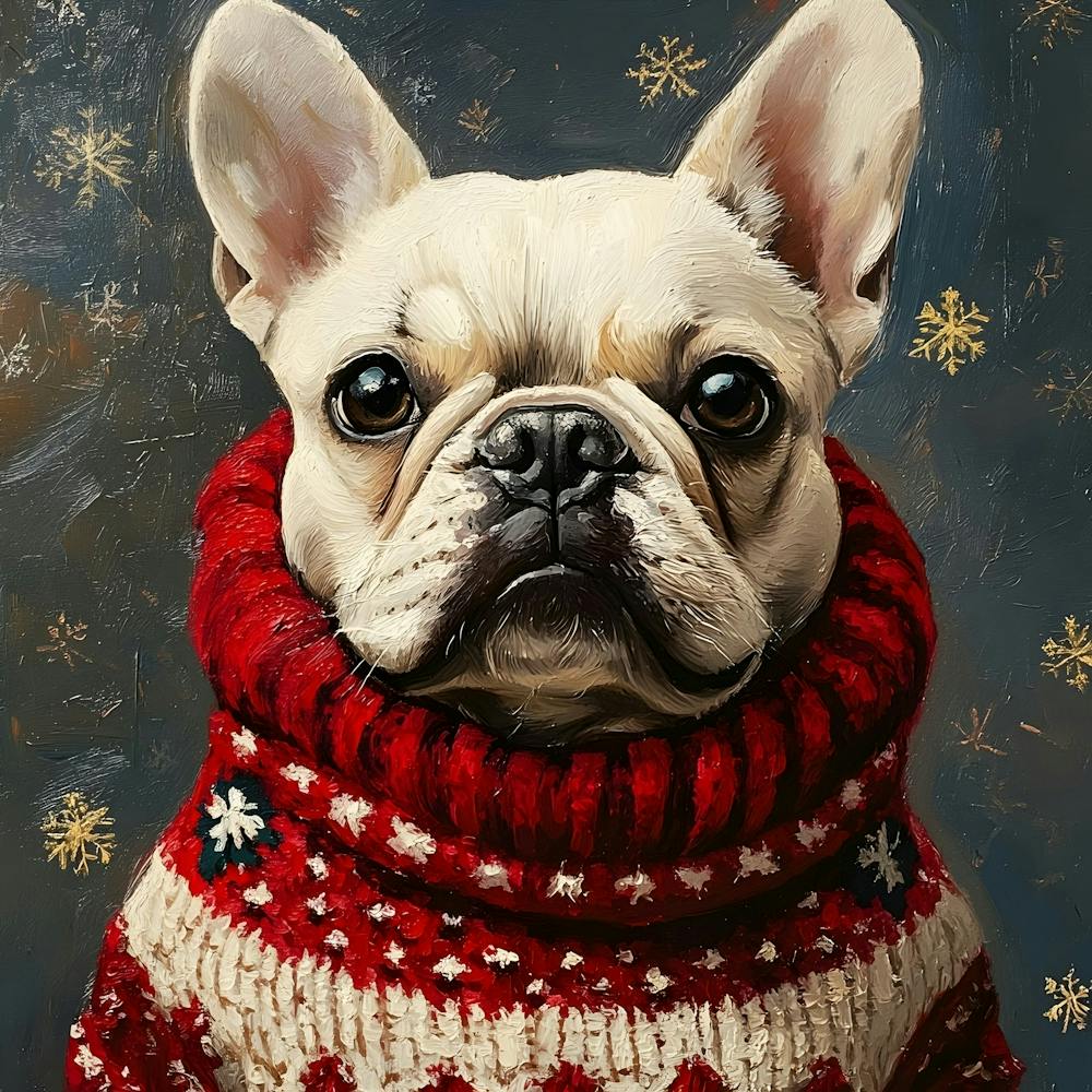 Christmas Frenchie 7