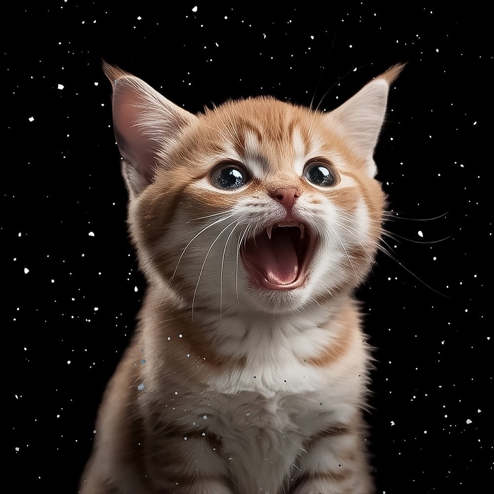 Starry Night Cat