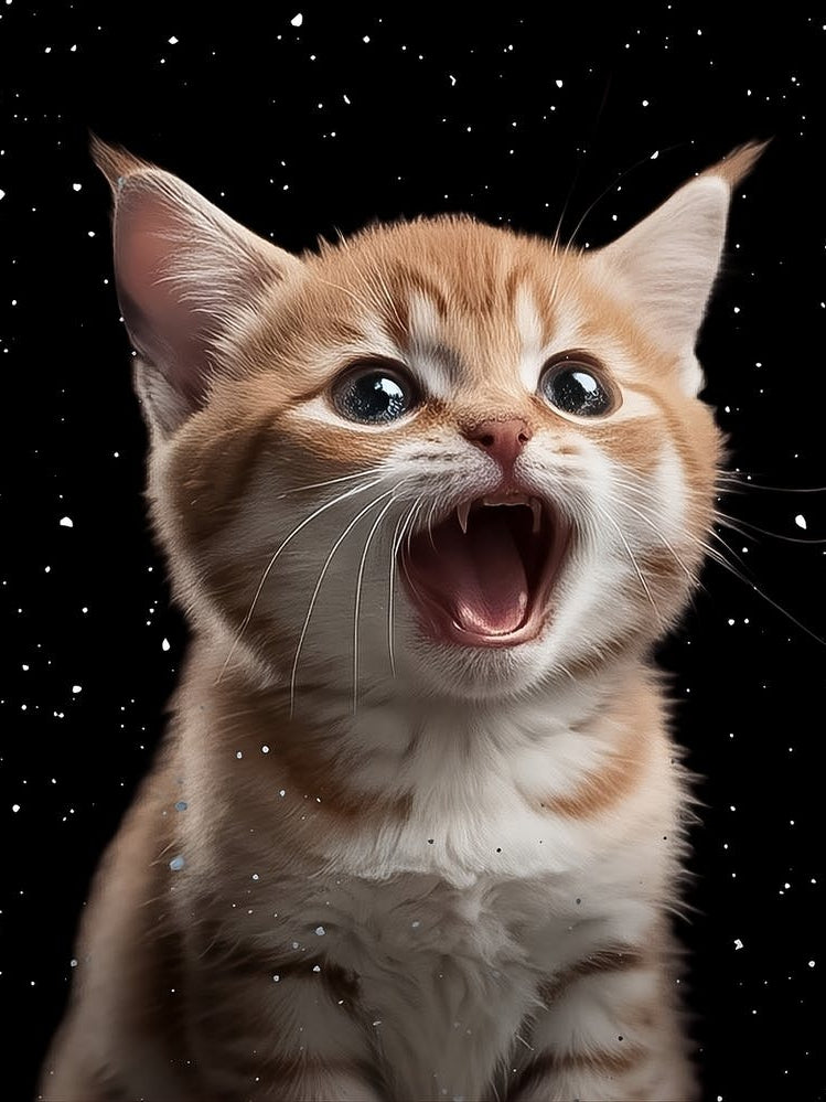 Starry Night Cat