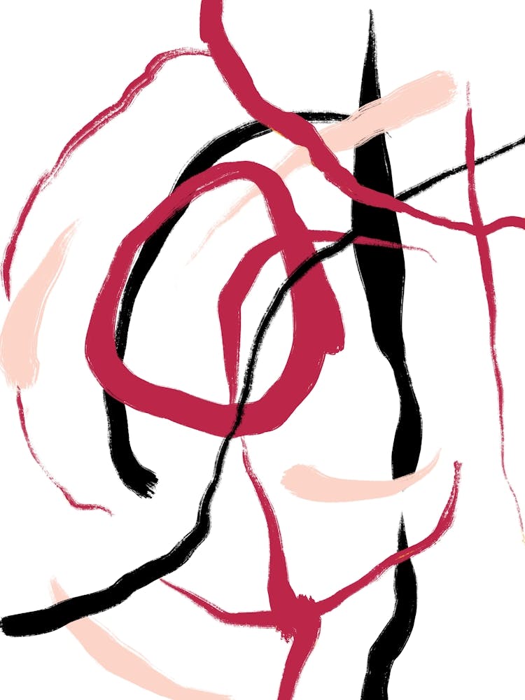 Abstract red