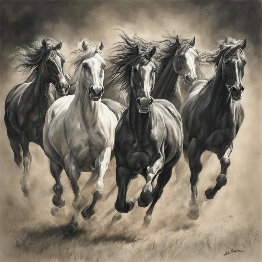 Horses Running