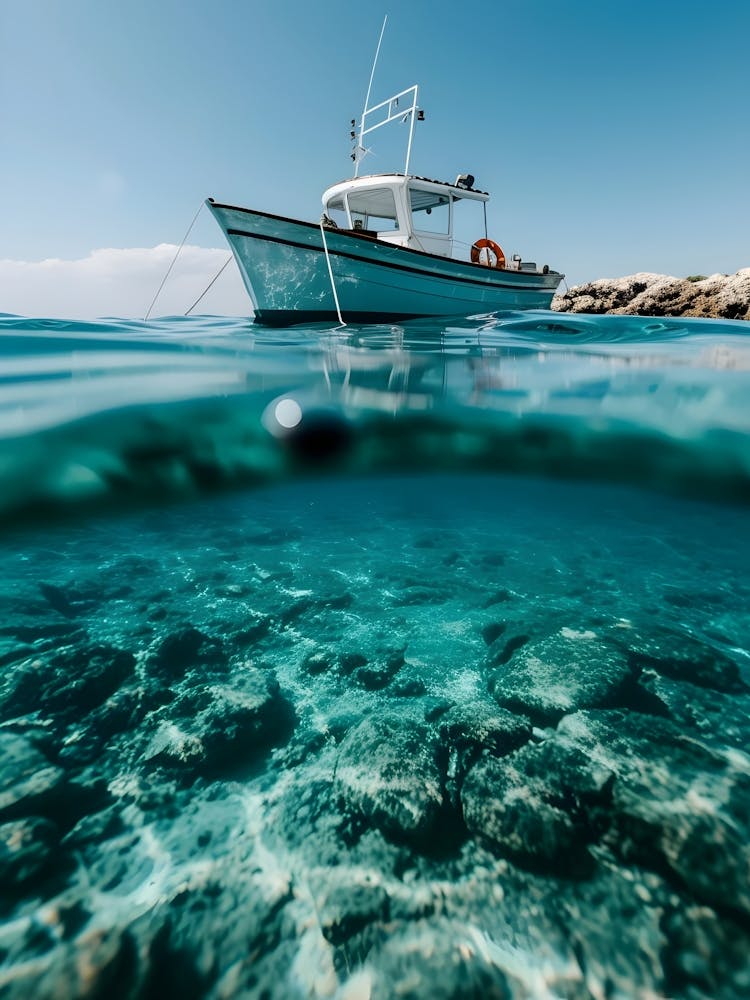 Fishing Boat In The Sea