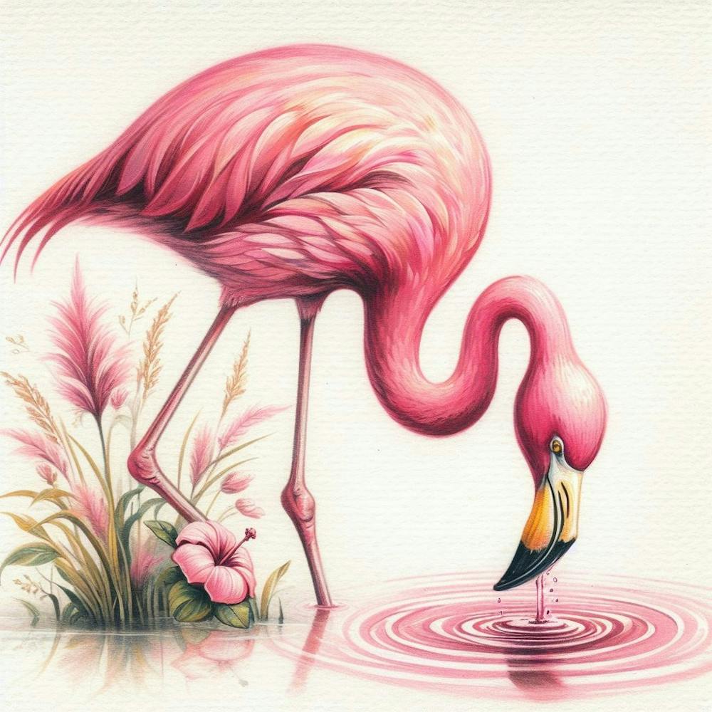 Pink Flamingo 3