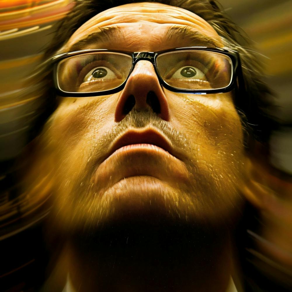 Homme à Lunettes