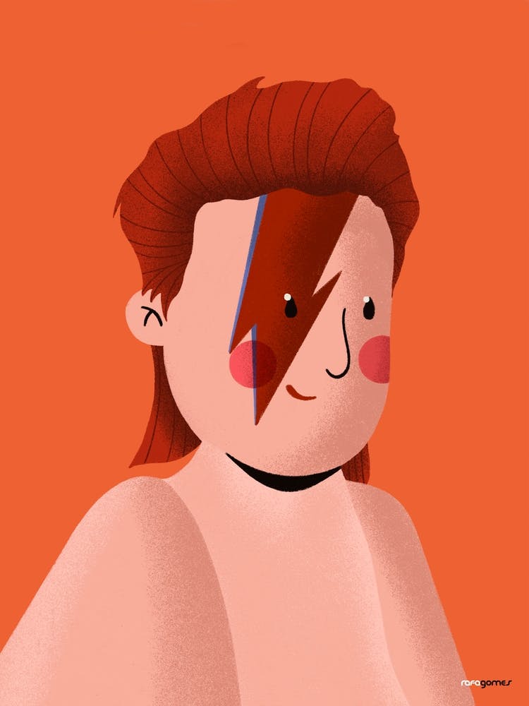 Portrait de David Bowie