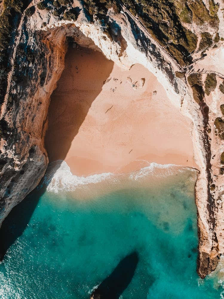Algarve Drone | Beach aerial travel photography Portugal