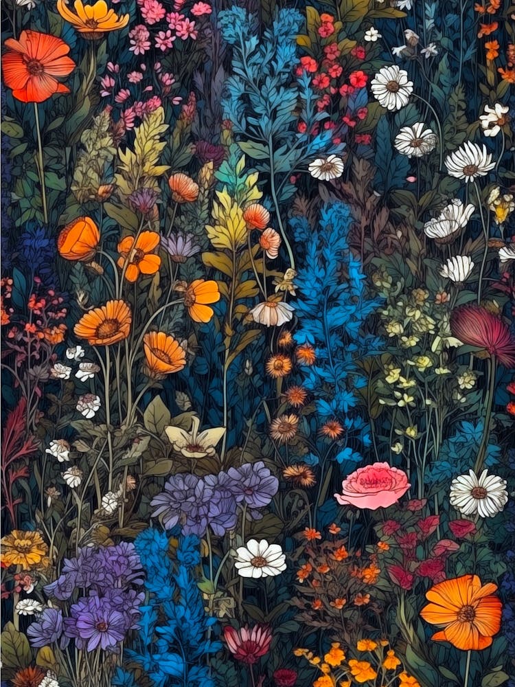 Fleurs Sauvages art nature 1