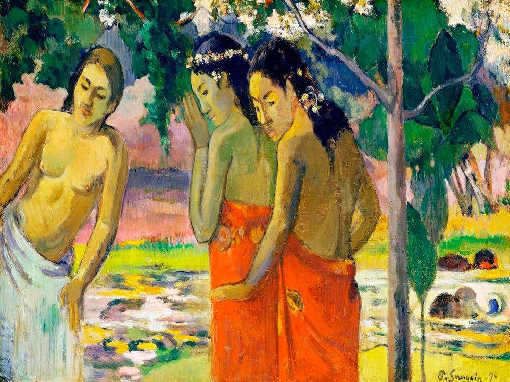 Three Tahitian Women (1896), Paul Gauguin