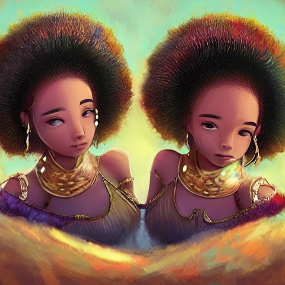 Two Afro Girls