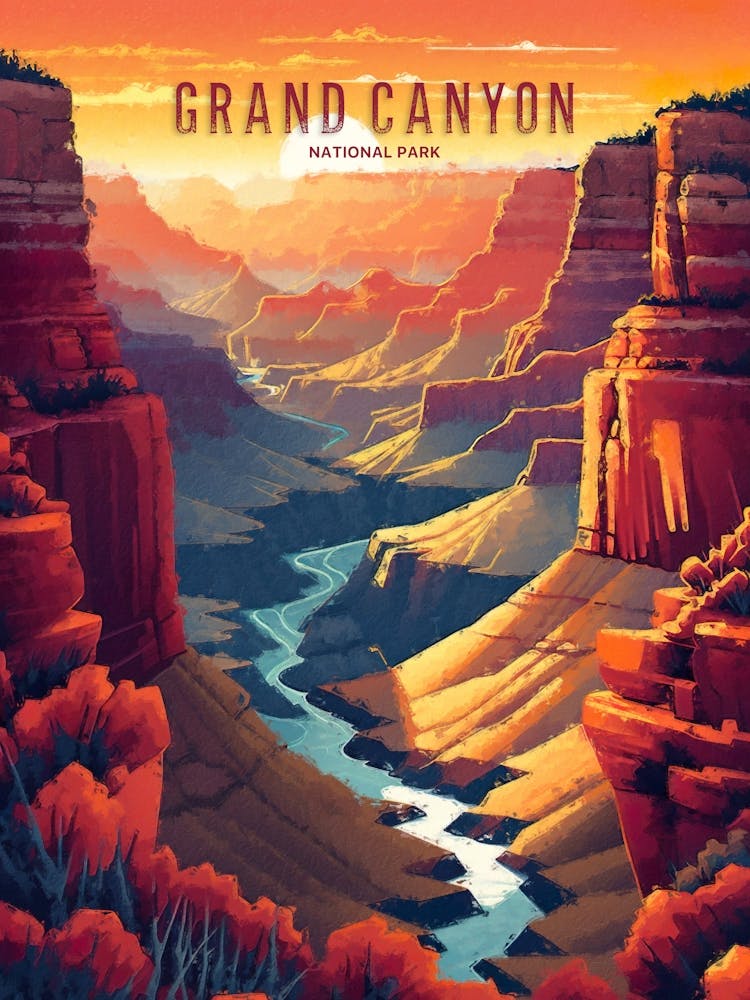 Grand Canyon National Park Painting