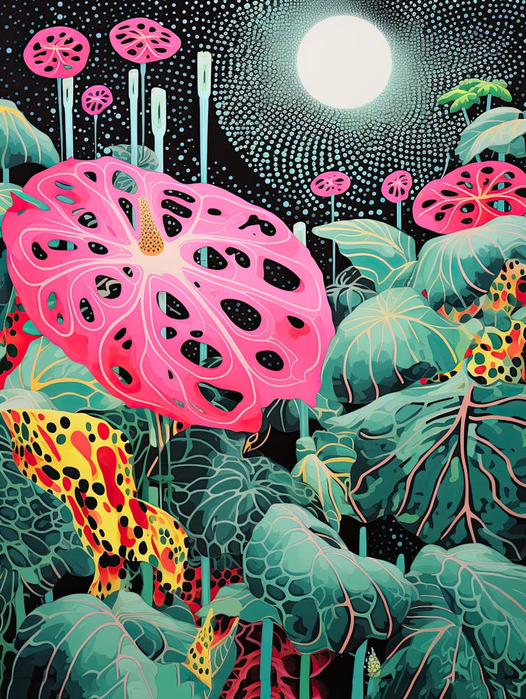 Night In The Garden | Inspired by Yayoi Kusama