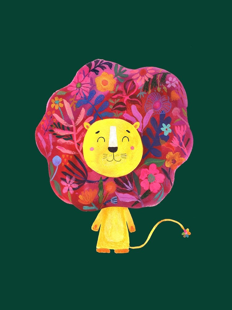 Roar Little Lion Green