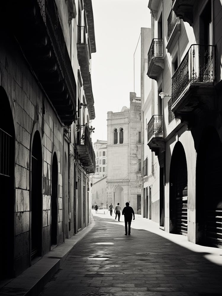 Tarragona, Spain, Black And White Analogue Photography 3