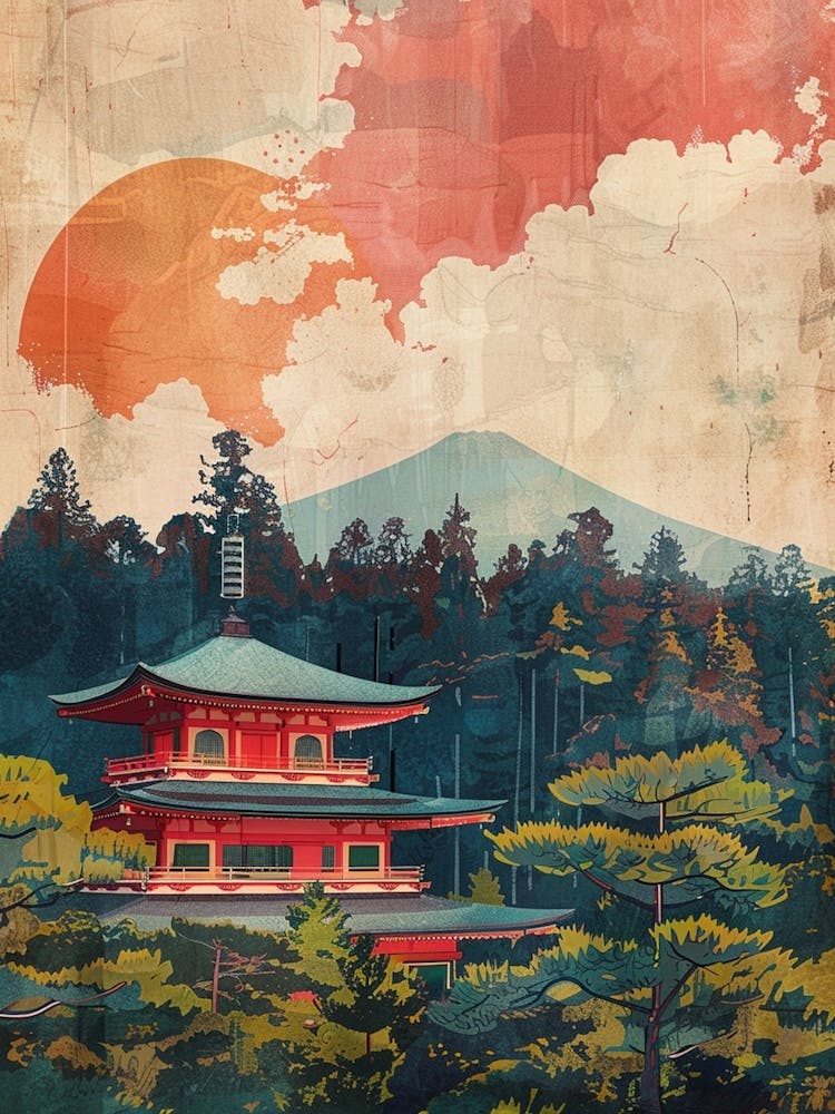 Mount Koya In Koyasan Mid Century Modern 3