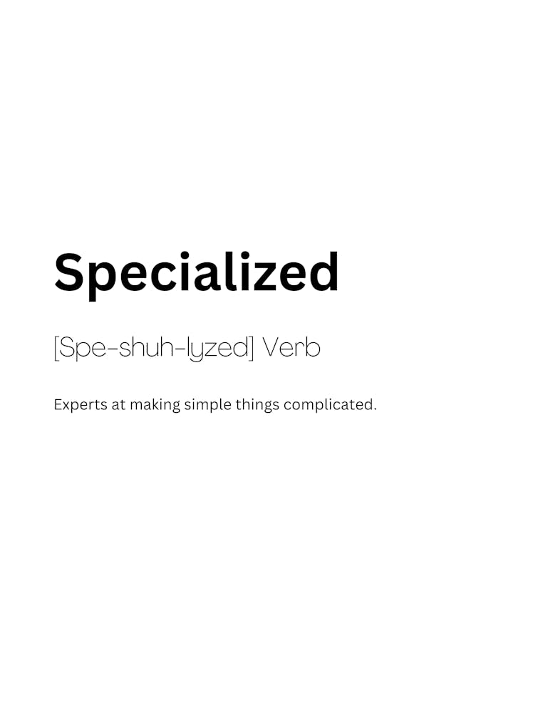 Specialized Definition Meaning