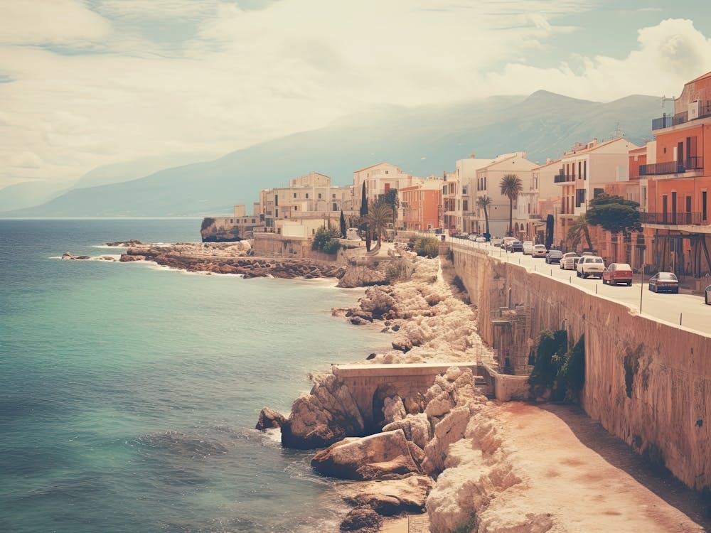 Sicily, Italy, Summer Vintage Photography