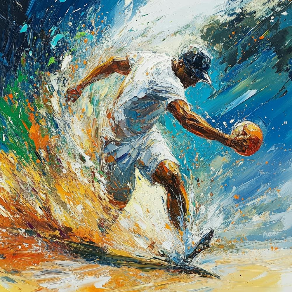 Soccer Player Art
