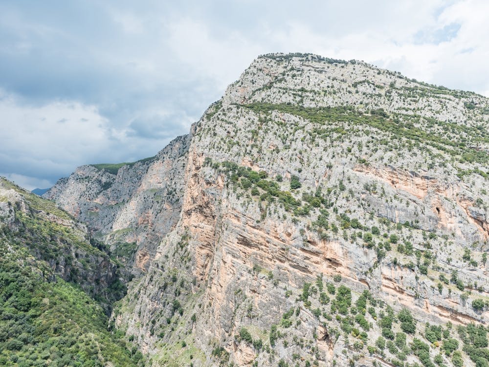 Aerial View Of A Gorge In A National Park In Calabria In Italy