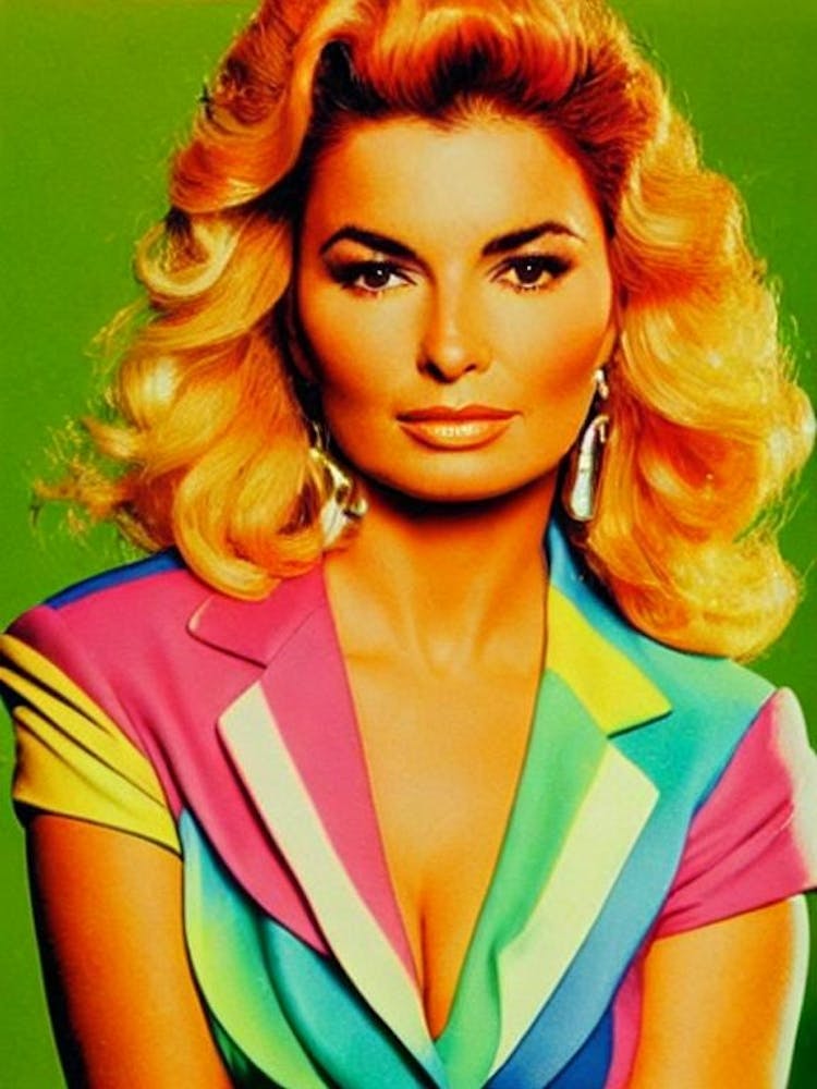 Shania Twain Pop Art Coloré