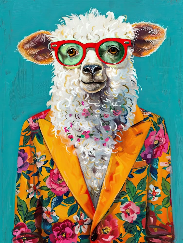 Sheep in Bloom