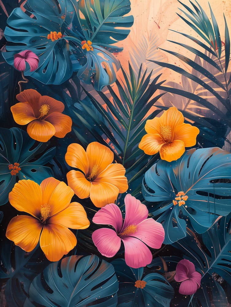 Fleurs tropicales 2