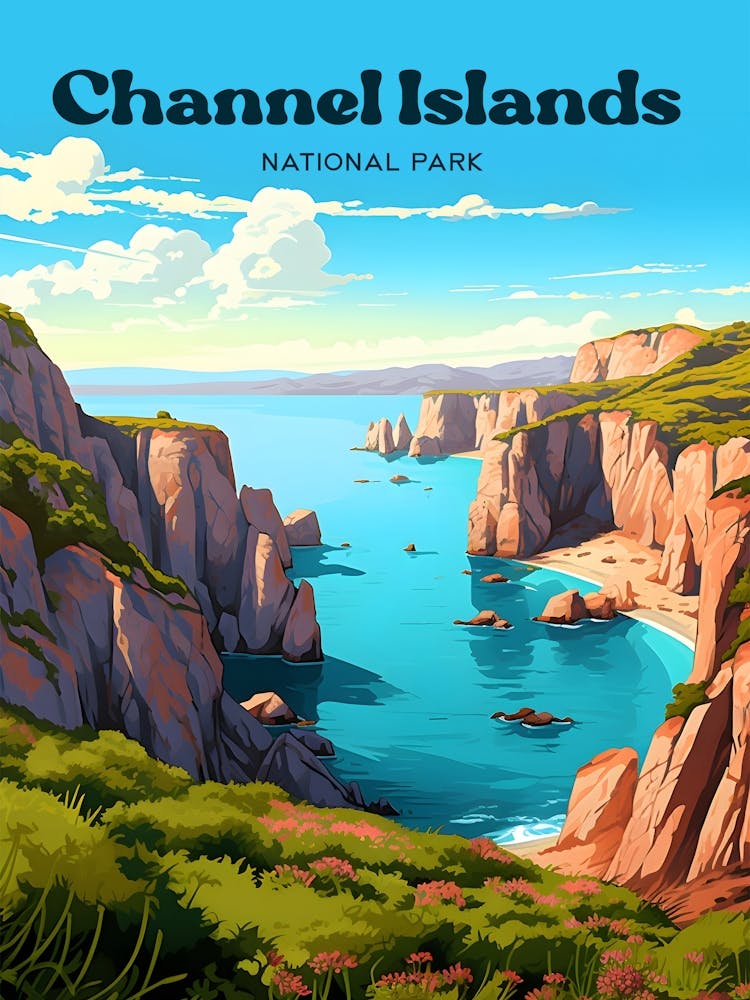 Channel Islands National Park 3 Travel Poster 3 4 Resize