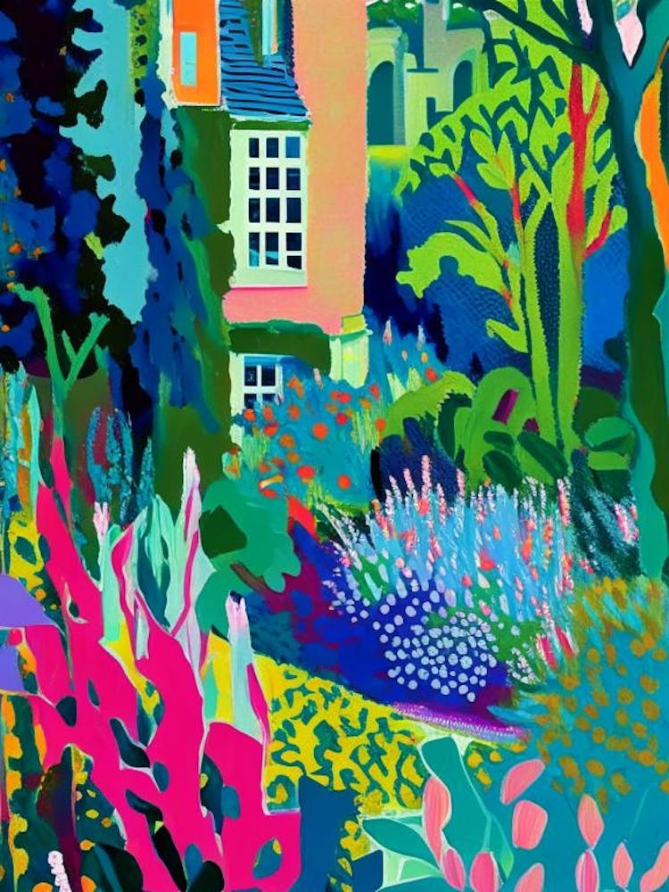 Hidcote Manor Garden, 1, United Kingdom Abstract Still Life