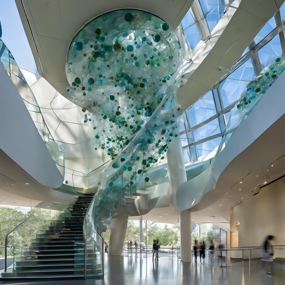 Glass Spiral Staircase 2