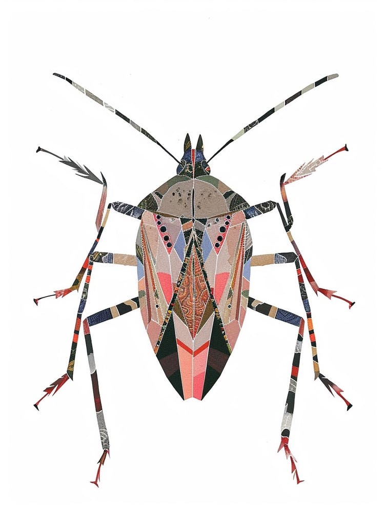 Colourful Insect Illustration Boxelder Bug 14