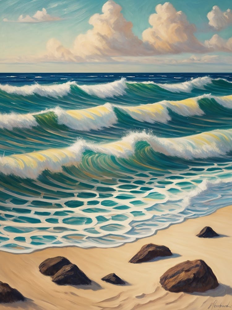 Waves At The Beach
