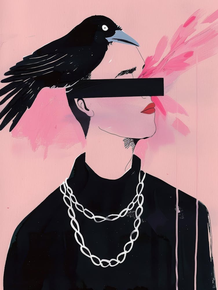 Crow and Woman