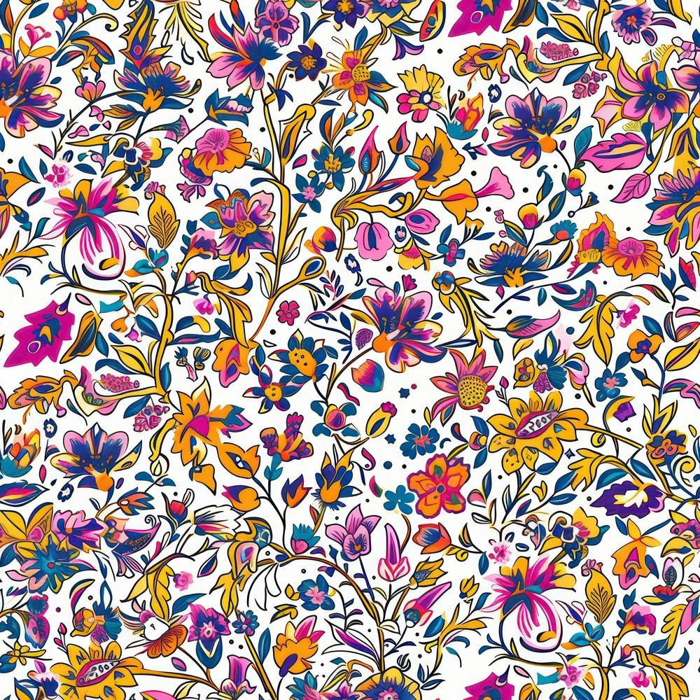 Lavender Loom London Fabrics Floral Pattern 1