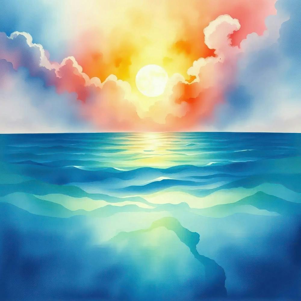Sunset Over The Ocean 25