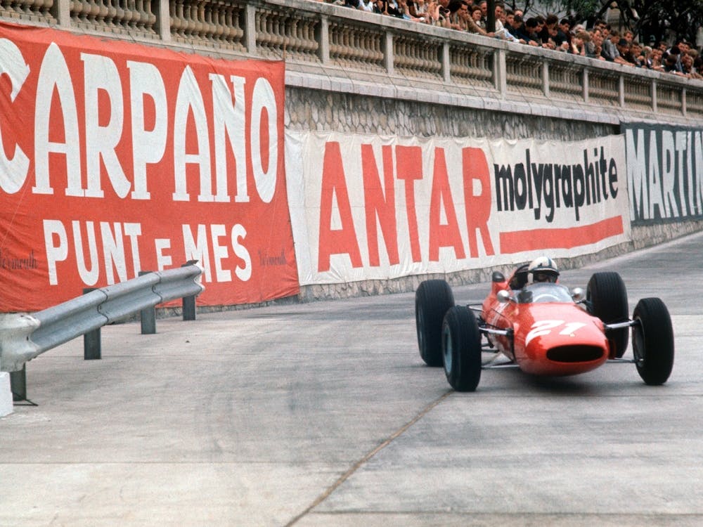No21 John Surtees Ferrari 158 V8 At Tabac Corner