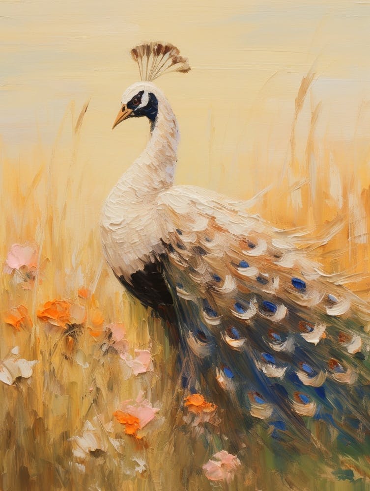 Bird Painting Peacock 3