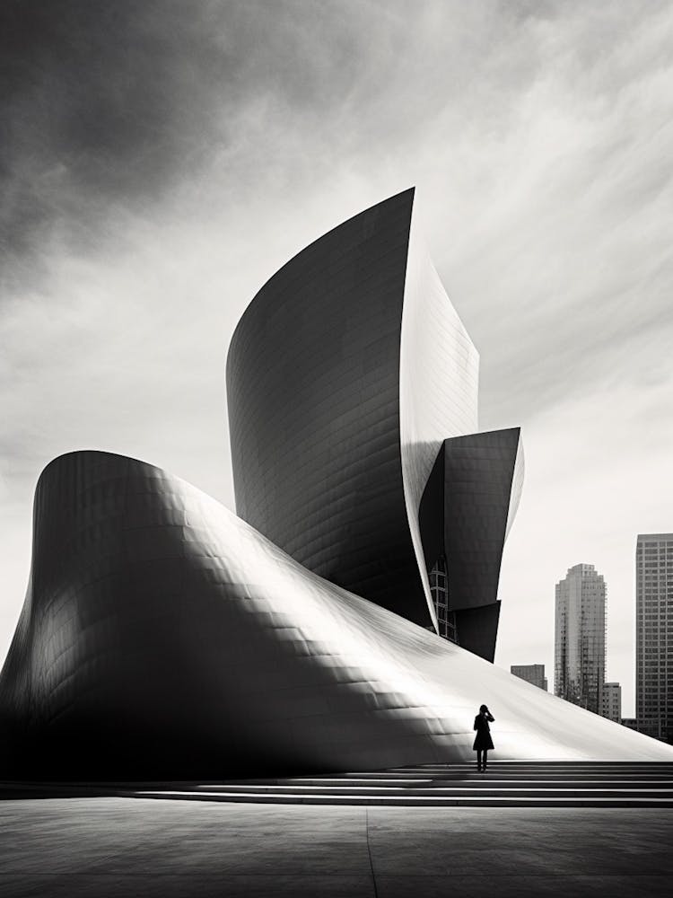 Los Angeles, Black And White Analogue Photograph 2