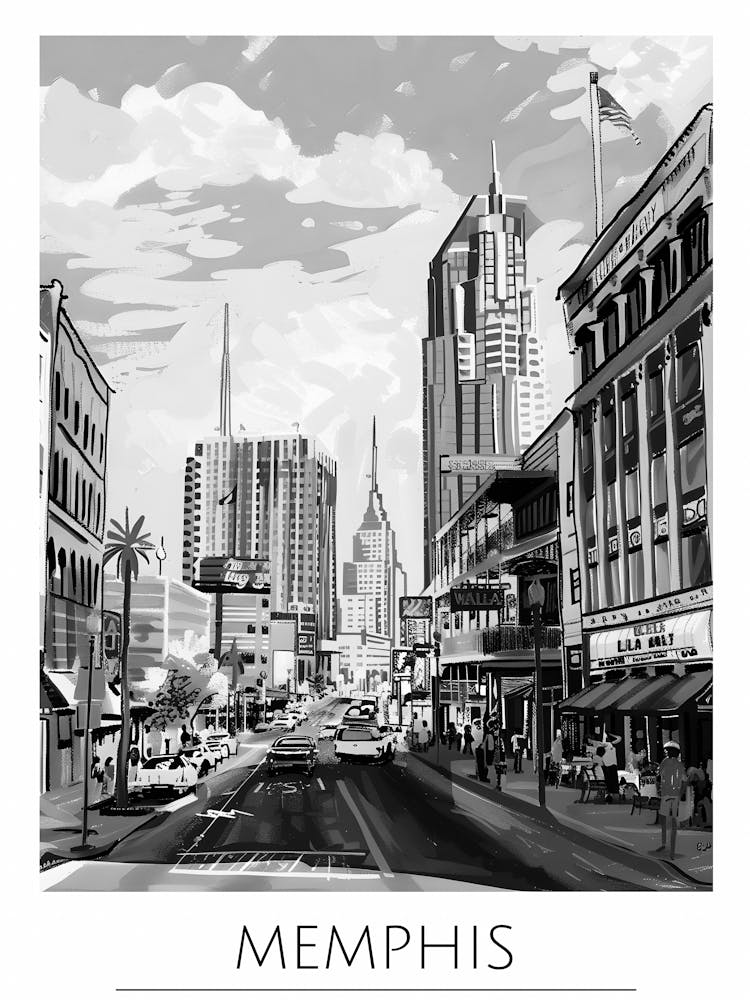 Memphis Cityscape