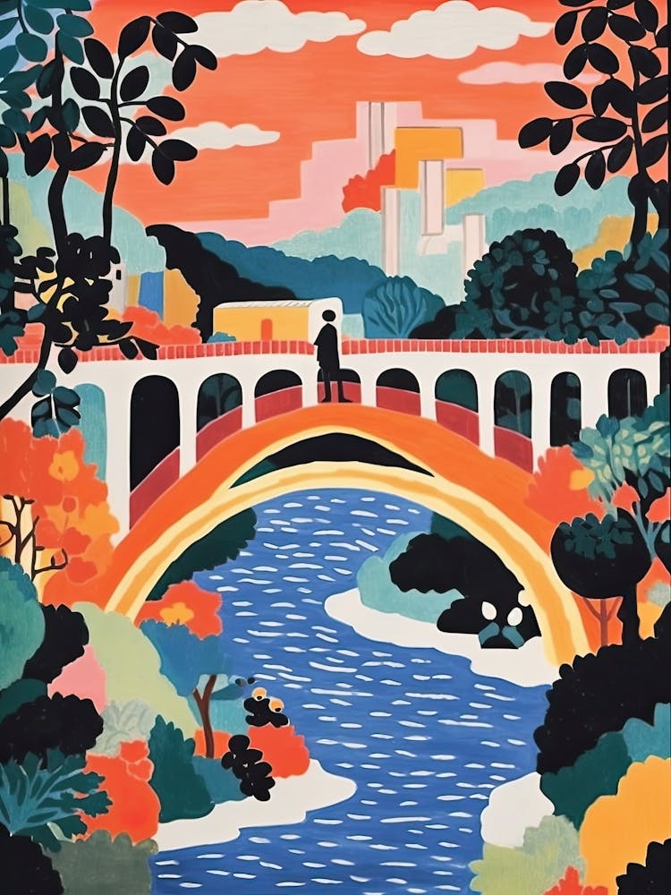 Ponte Pietra, Verona, Italy Colourful 2