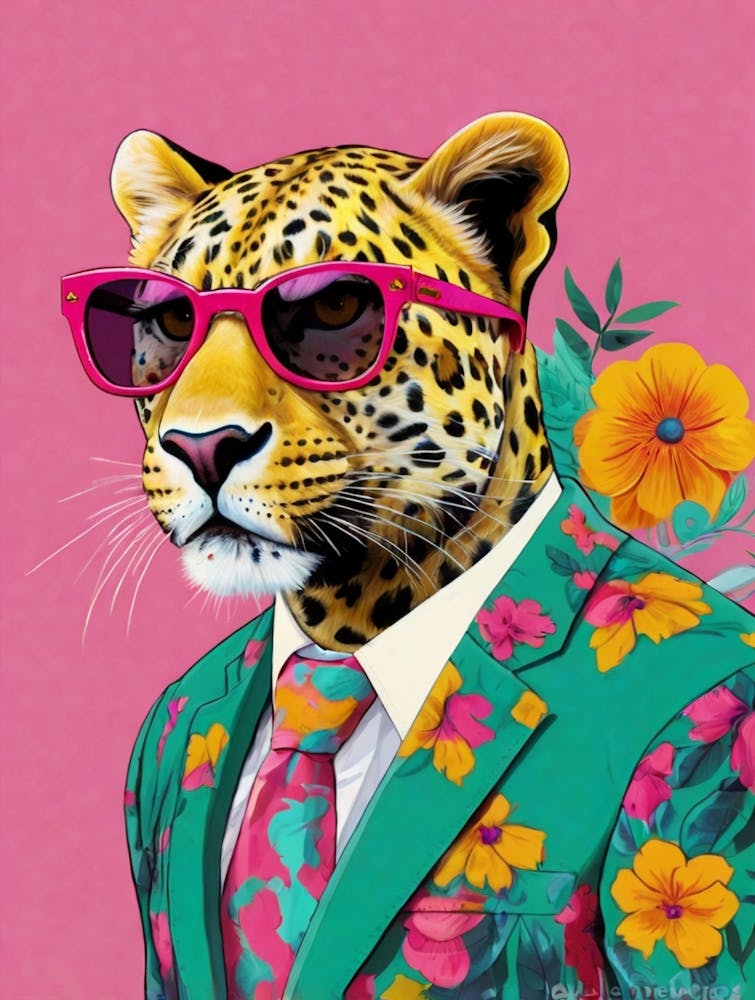 Leopard In Sunglasses