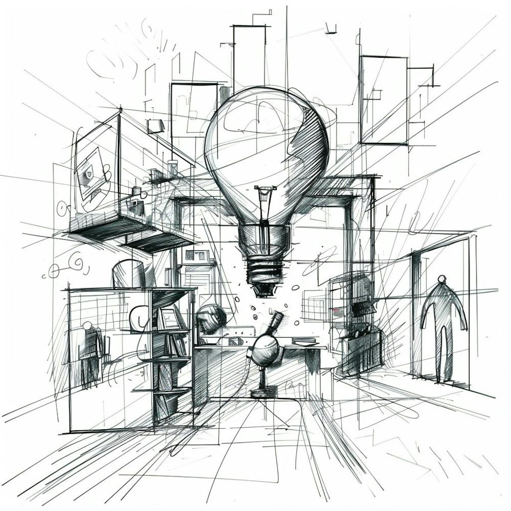 Lightbulb Sketch
