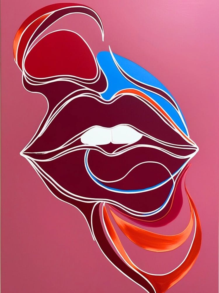 Red Dark Lips