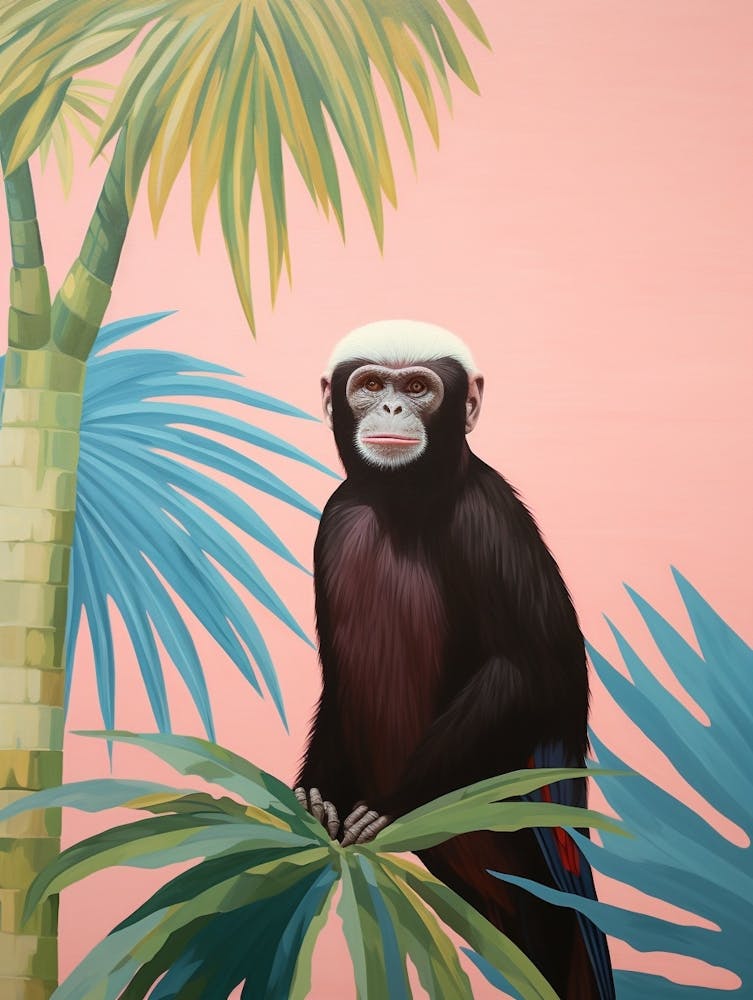 Capuchin Monkey 3 Tropical Animal Portrait